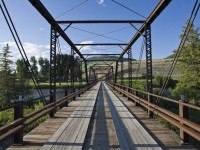 Bridge to campground